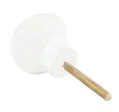 Black Floral Hand Painted Kashmiri Indian Cabinet Knobs