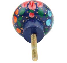 Hand Painted Kashmiri Indian Cabinet Knobs