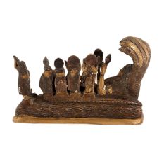 Holy God Vishnu Statue With Sheshnag For Divine Blessings