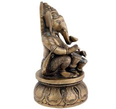 Holy God Ganesha Statue With Drums