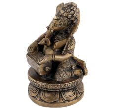 Holy God Ganesha Statue On A Pedestal For Home Improvement
