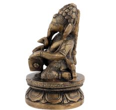 Holy God Ganesha Statue On A Pedestal For Home Improvement