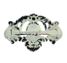 Cream Crown Distressed Iron Pull Cabinet Handles