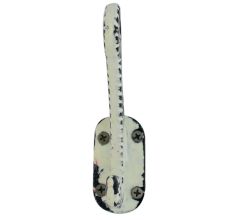 Cream Anchor Distressed Iron Hooks