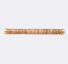 Natural Long Round Rattan Cabinet Handles 12