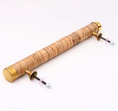 Natural Long Round Rattan Cabinet Handles 12