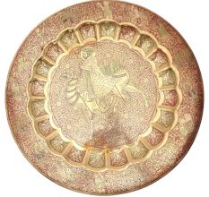 Camel Rider Embellished Decorative Tray For Home Improvement