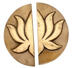 Embellished Decorative Lotus Door Handle
