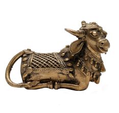 Embellished Decorative Nandi Bull For Prosperity And Happiness