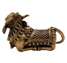 Embellished Decorative Nandi Bull For Prosperity And Happiness