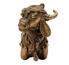 Embellished Decorative Nandi Bull For Prosperity And Happiness
