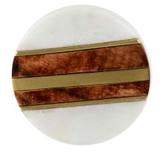 White Marble Wooden Dresser Knobs