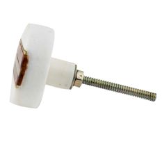 White Marble Wooden Dresser Knobs