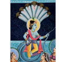 Lord Krishna Playing With His Gopis In The Water