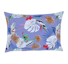 Blue Spaces 104 TC Cotton Double Bed Sheet with 2 Pillow Covers