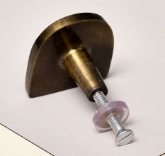 Antique Semi Oval Iron Cabinet Knobs