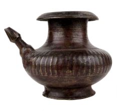 Handmade Golden Brass Heavy Water Pot With Spout