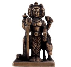 Handmade Oxidized Brass Saint DattatreyaÂ Statue