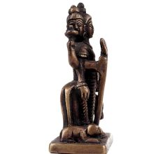 Handmade Oxidized Brass Saint DattatreyaÂ Statue