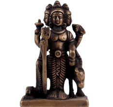 Handmade Oxidized Brass Saint DattatreyaÂ Statue