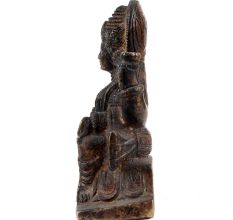 Handmade Black Brass Goddess Laxmi Statue