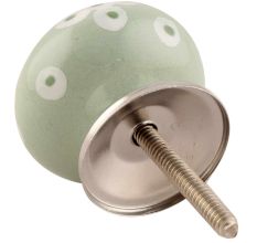 Sage Green Bubble Knob