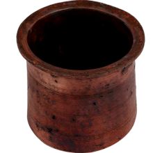 Handmade Brown Copper Panch PatraÂ Cup Pooja Accessory