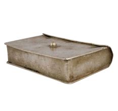 Handmade Golden Brass Book Shape Multi-utility box