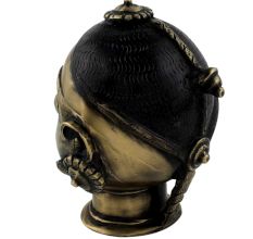 Hand Made Golden Brass Parvati Gauri Head Statue Gangaur