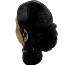 Handmade Black And Golden Gangaur or Gauri Face Statue For Gifting