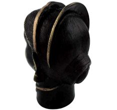 Handcrafted Black Goddess Gangaur or Gauri Or Parvati Head Statue