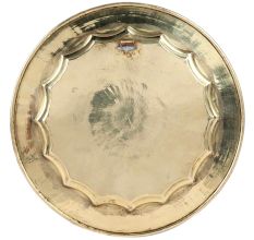 Multicolored Brass Plate Wall Hanging With Handmade Inlaid Work