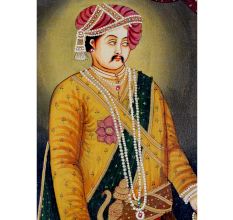 Canvas Painting Of Indian Maharaja For Wall Decoration