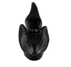 Black Fox Face Iron Cabinet Knobs