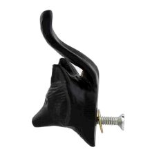 Black Fox Face Iron Cabinet Knobs