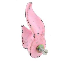 Baby Pink Fox Face Distressed Iron Cabinet Knobs