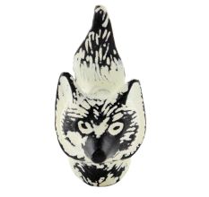 Cream Fox Face Distressed Iron Cabinet Knobs