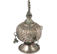 Kashmiri Brass Surma Dani In Silver Finish