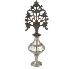 Decorative Brass Surma Dani In Silver Finish