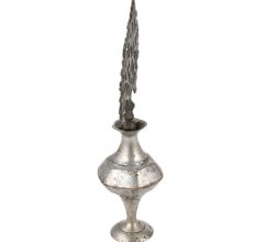Decorative Brass Surma Dani In Silver Finish
