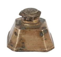 Old Brass Ink well Pot