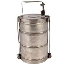 Three Tier Brass Lunch Tiffin Box