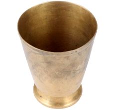 Golden Brass Lassi Glass