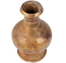 Rustic Brass Surahi Pot