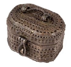 Brass Dhokra Art Jewelry Box