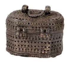 Brass Dhokra Art Jewelry Box