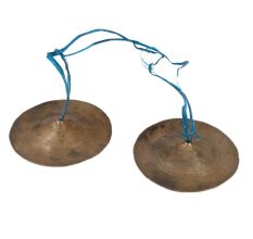 Brass Hand Cymbals Manjira Pair