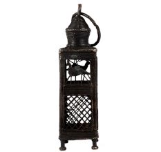 Brass Tea Light Holder Lantern