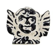 Cream Angel Distressed Iron Cabinet Knob