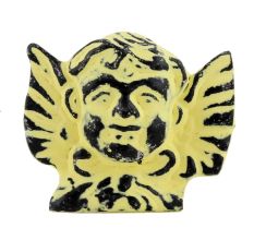 Yellow Angel Distressed Iron Cabinet Knob